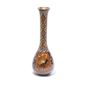 Meiji Japanese Cloisonne Enamel Vase