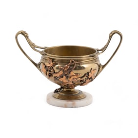 Antique Art Nouveau Classic Bronze Urn