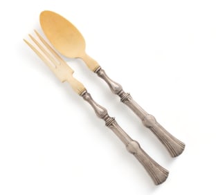 Christofle Silver Plated Salad Servicing Set