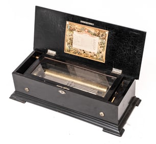 Large Swiss Cylinder Music Box