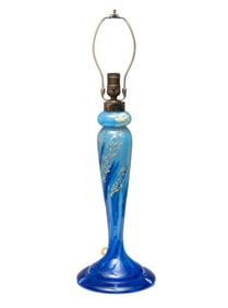 French Art Glass Table Lamp, Daum Nancy, circa 1920