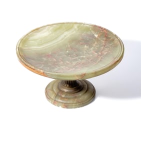 Onyx and Bronze Compote or Tazza Centerpiece