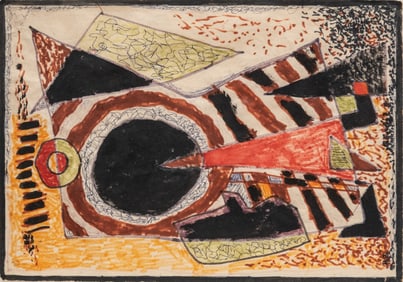 Rolph Scarlett Gouache On Paper Painting