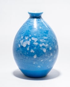 Ceramic Charles Catteau Edition Boch Vase, 1930s, Signed