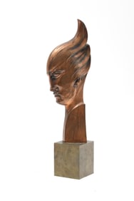 Guido Cacciapuoti Art Deco Bronze Statue Cacciapuoti