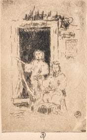 Signed James A Dumont Etching