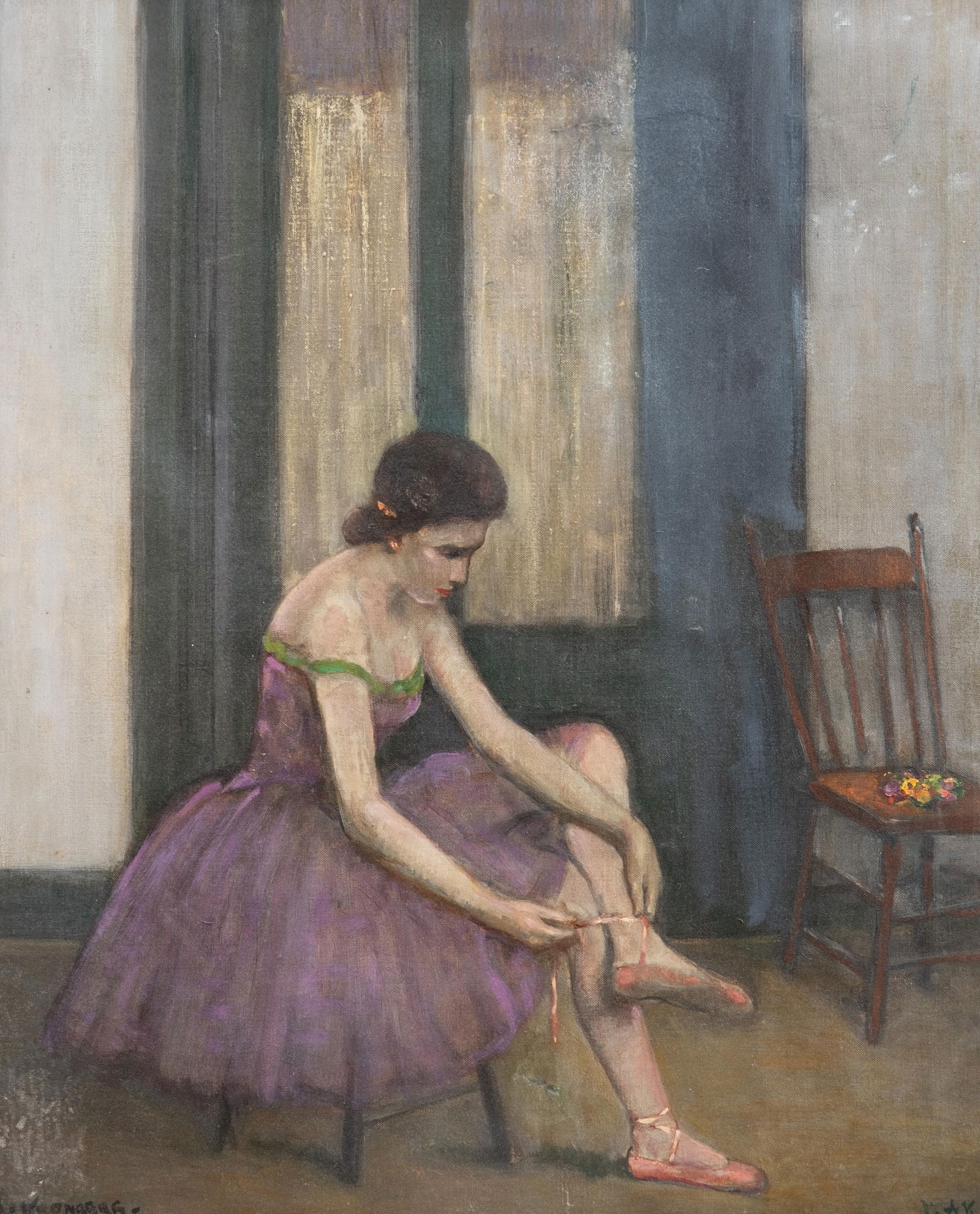 Louis Kronberg Signed Oil On Canvas Painting (1 of 9)