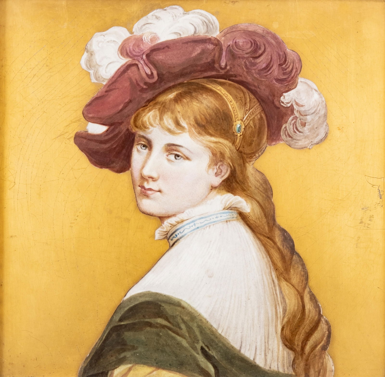 Limoges Renaissance Revival Painting on Porcelain, 19th century: Porcelain, Limoges, Fine art, Portrait, French art, 19th century, Figurative art, Art Nouveau period, Renaissance revivalRenaissance Revival painting on porcelain, created in Limoges in the 19th centu