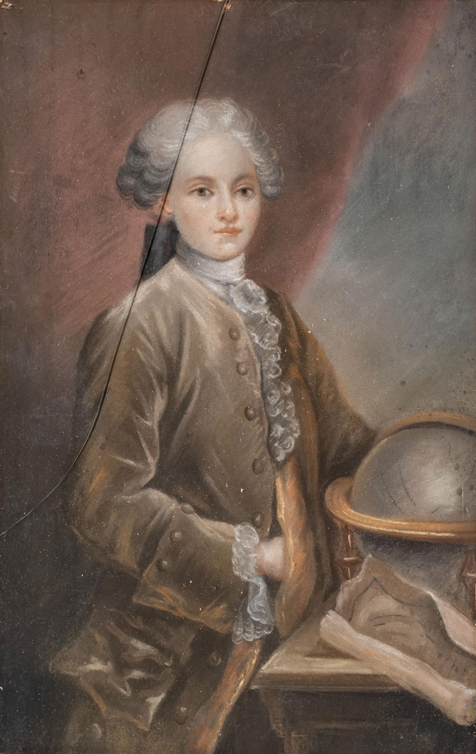 French school, Portrait Pastel Painting, circa 1800 (1 of 8)