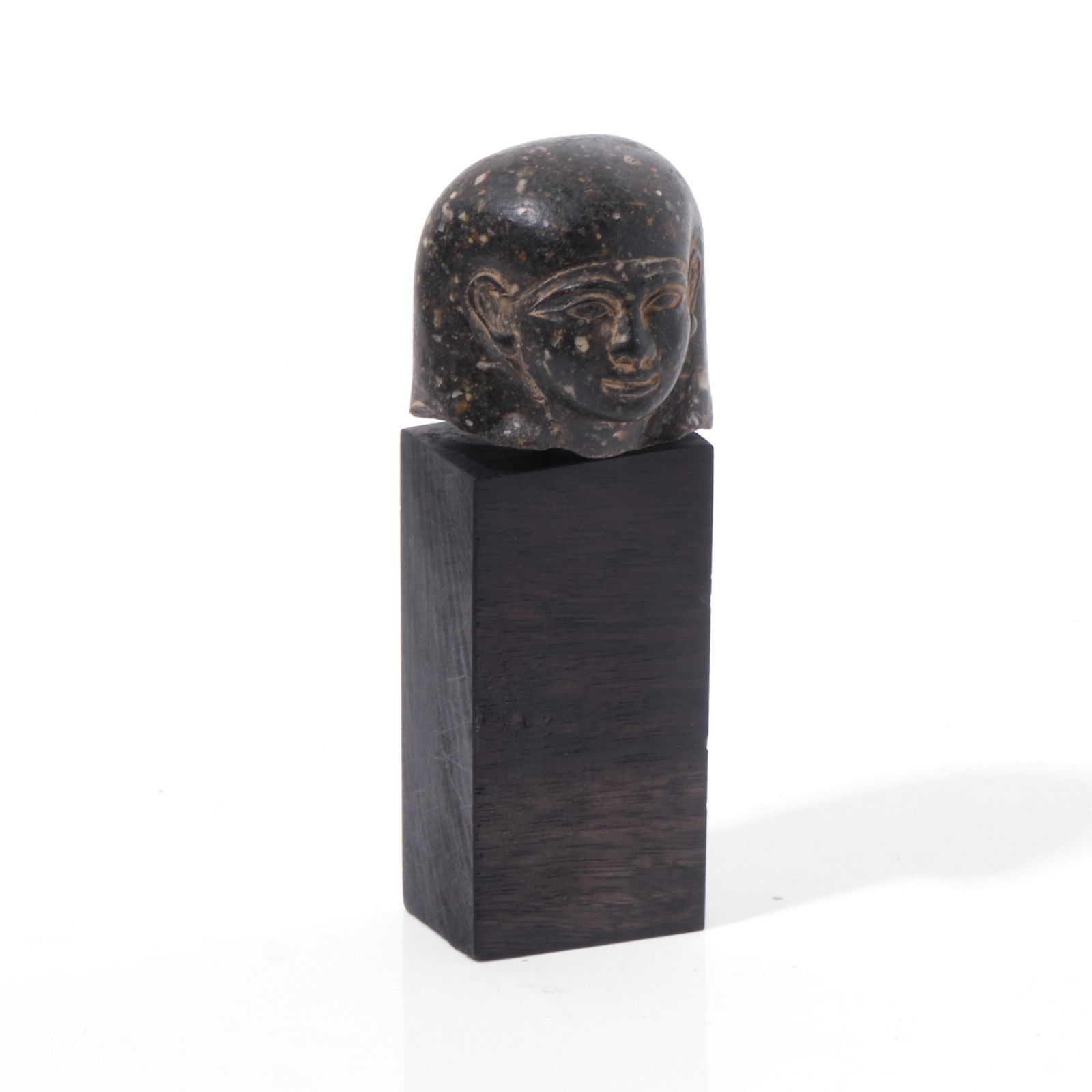 Ancient Egyptian Artifact Head of a Dignitary in Granite (1 of 9)