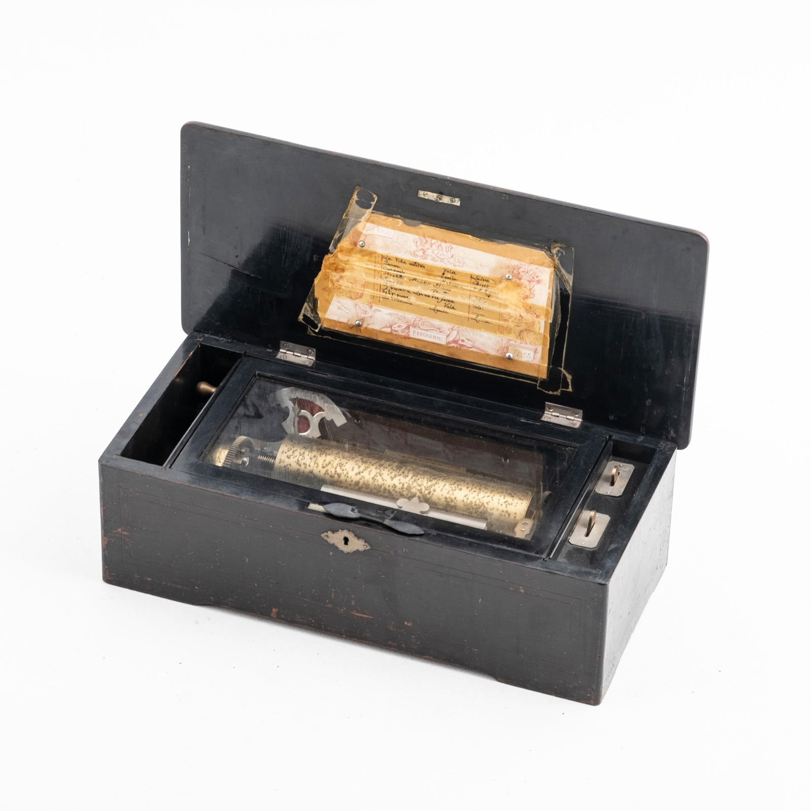 Antique Swiss Cylinder Music Box, 19th century (1 of 8)