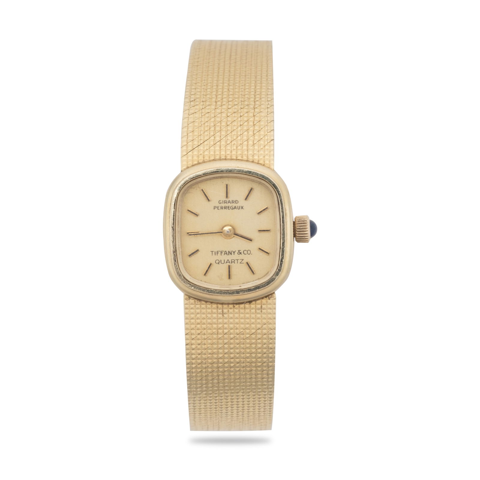 Tiffany and Co. 14k Gold Wrist Watch with Girard Perregaux Movement (1 of 7)