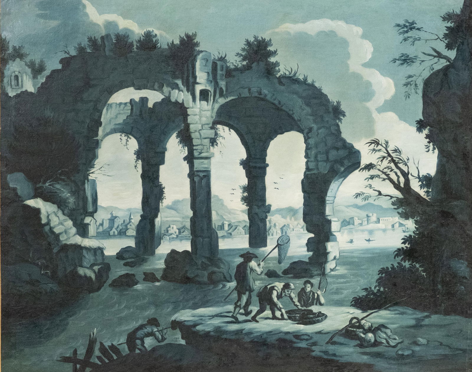 Mystery Artist Old Master Style Oil on Canvas Painting, 18th-19th Century (1 of 13)