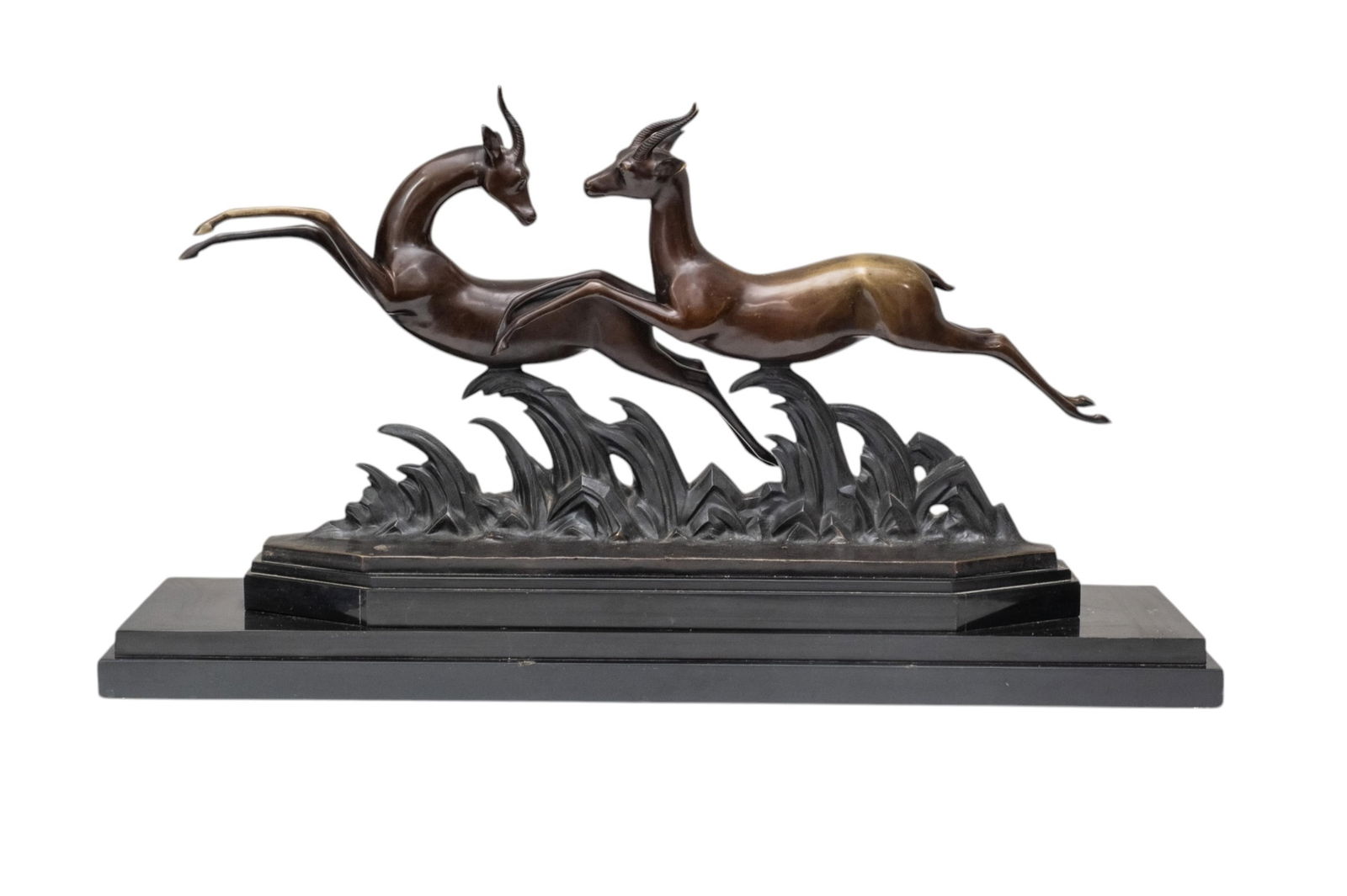 Monumental Alliot Signed Bronze Art Deco Sculpture, Circa 1930 33 inch (1 of 10)