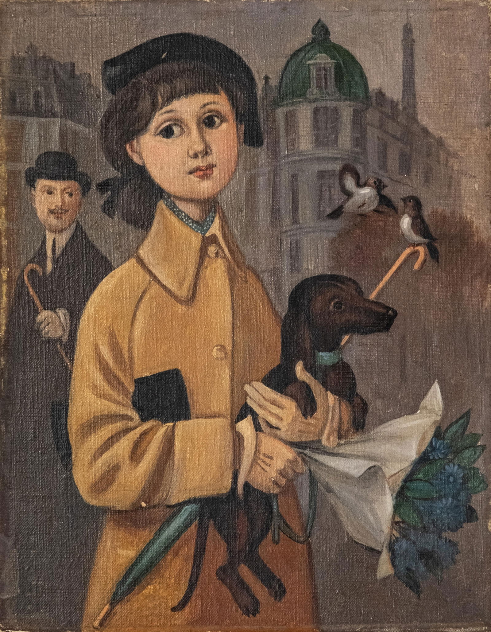 Mystery Artist, Oil on Canvas Painting, Early 20th Century (1 of 9)