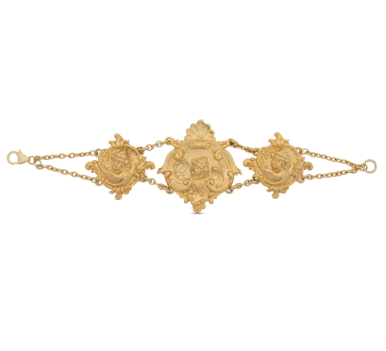 Victorian Silver Gilt Gold Bracelet, Circa 1850 (1 of 7)