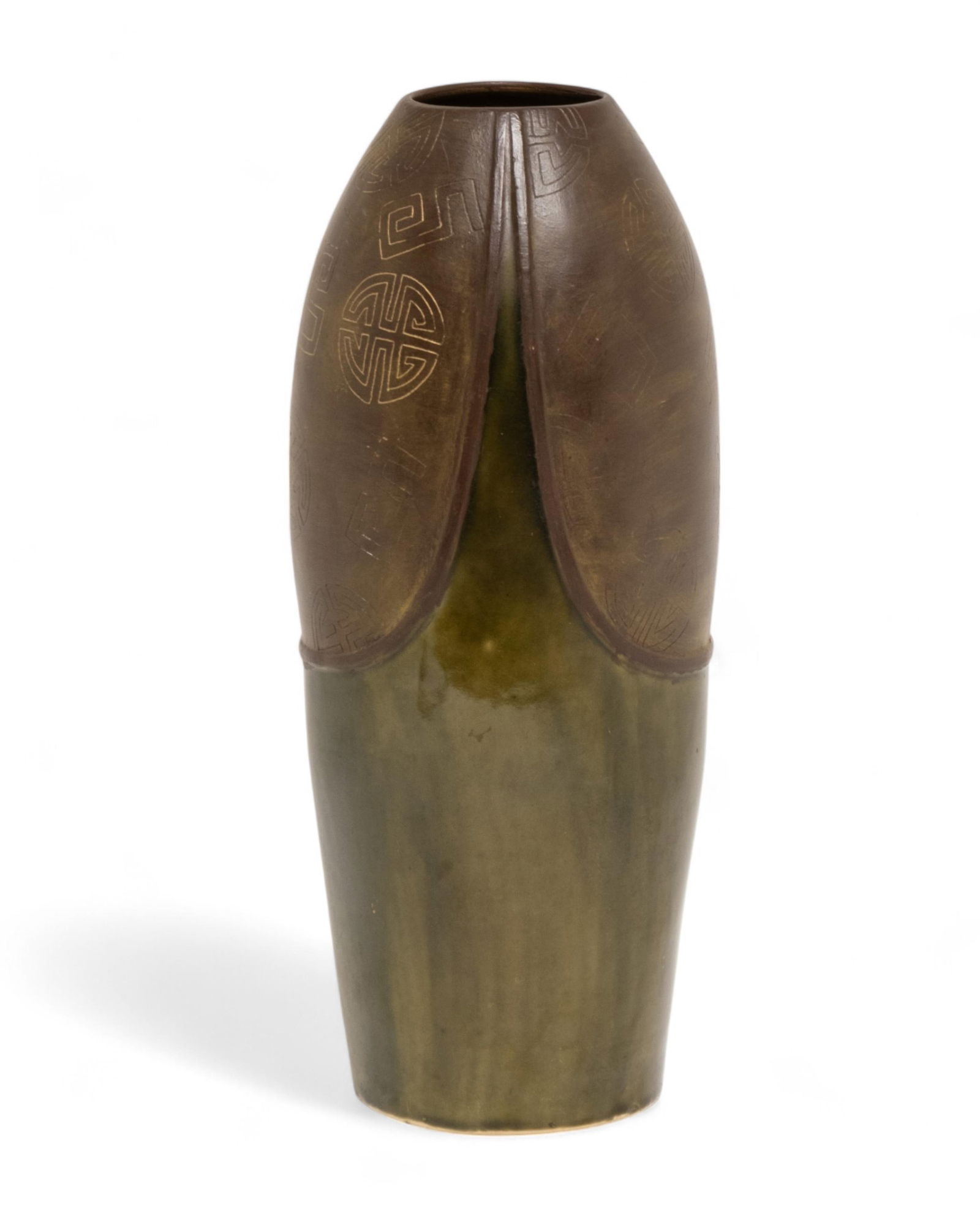 Vintage 19" Tall Japanese Asian Art Pottery Vase (1 of 13)