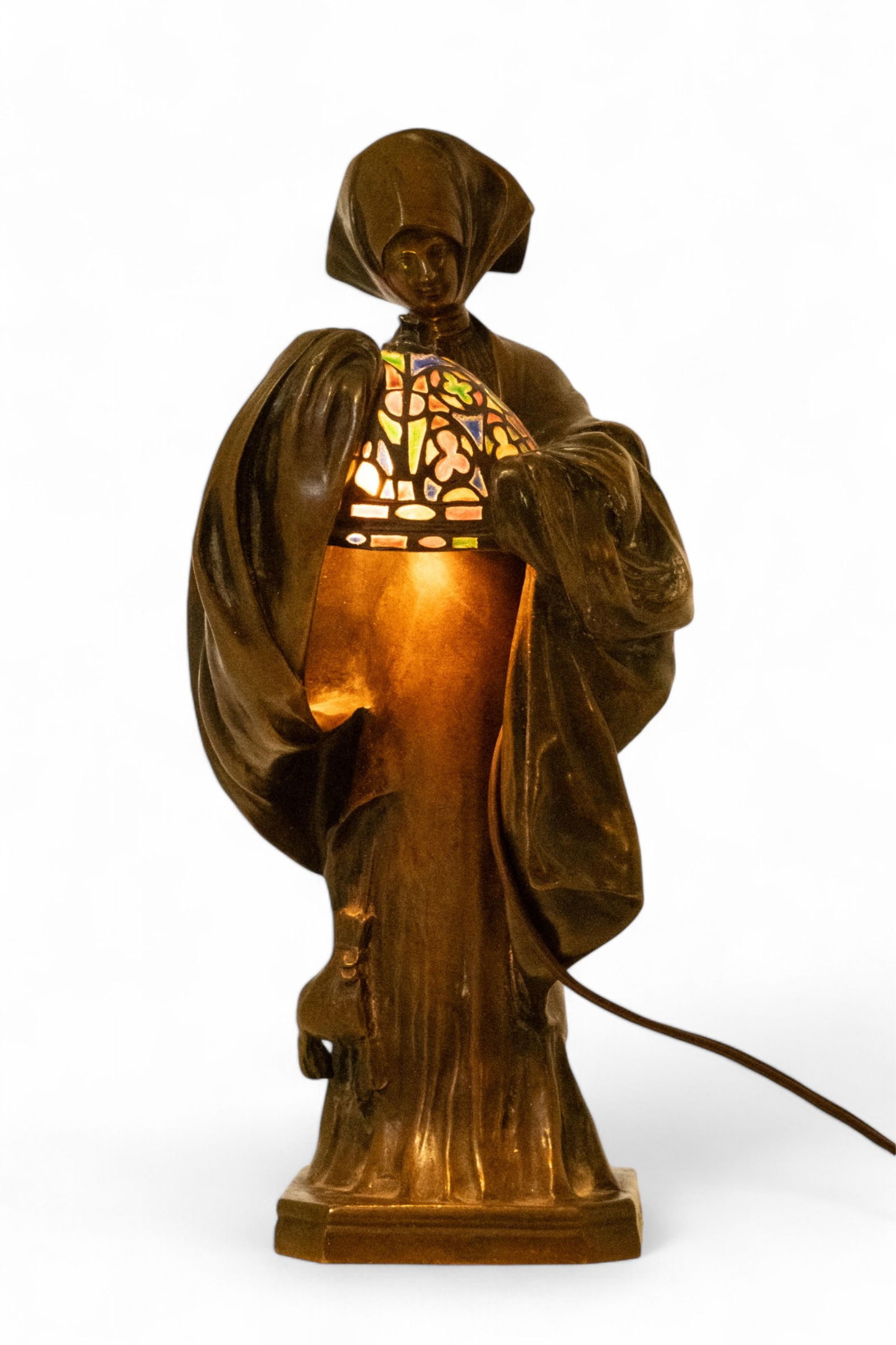 Leo Laporte-Blairsy Signed French Art Nouveau Bronze Sculpture with Foundry Mark (1 of 17)