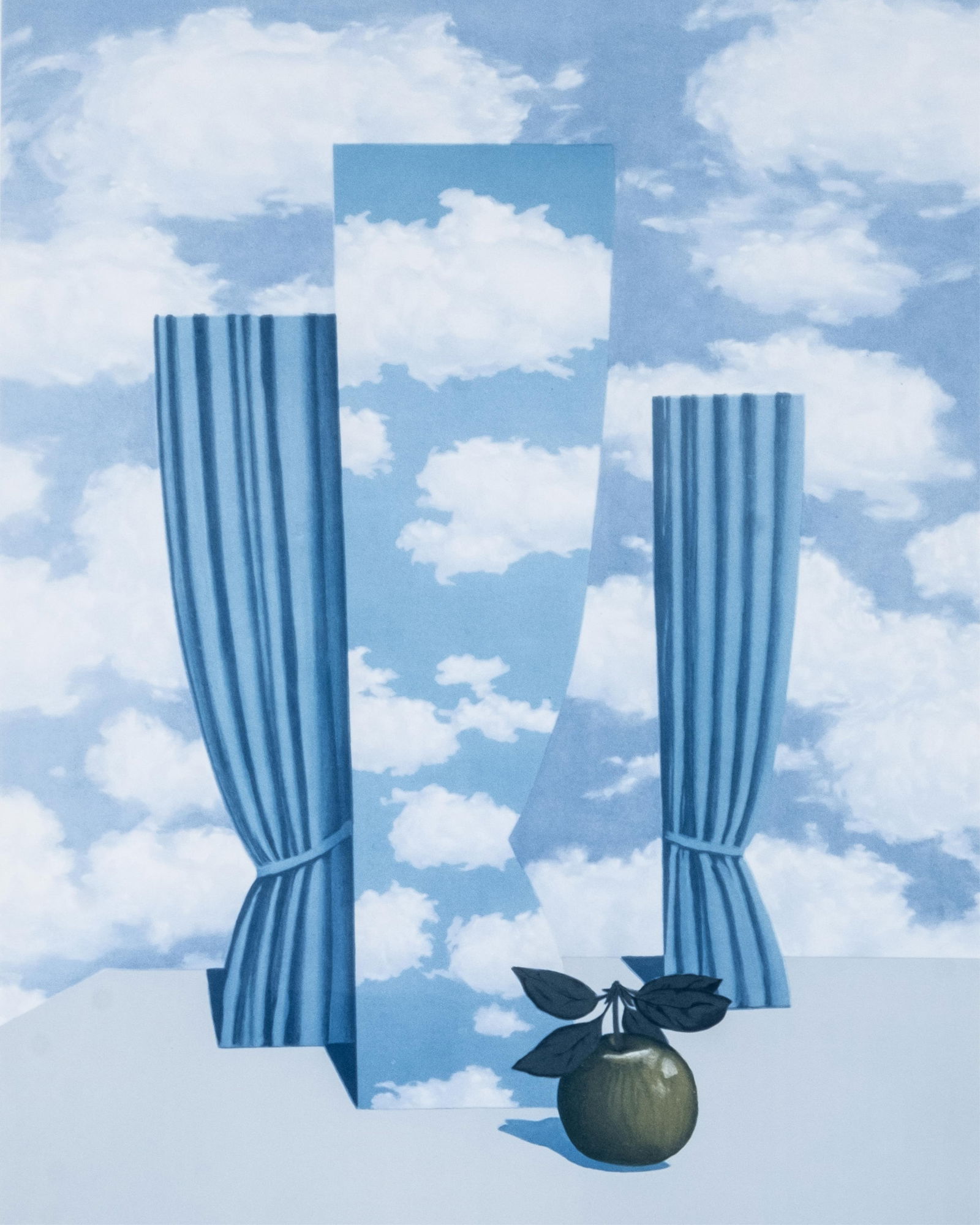 Signed Rene Magritte, titled "The Beautiful World Color" Lithograph (1 of 6)