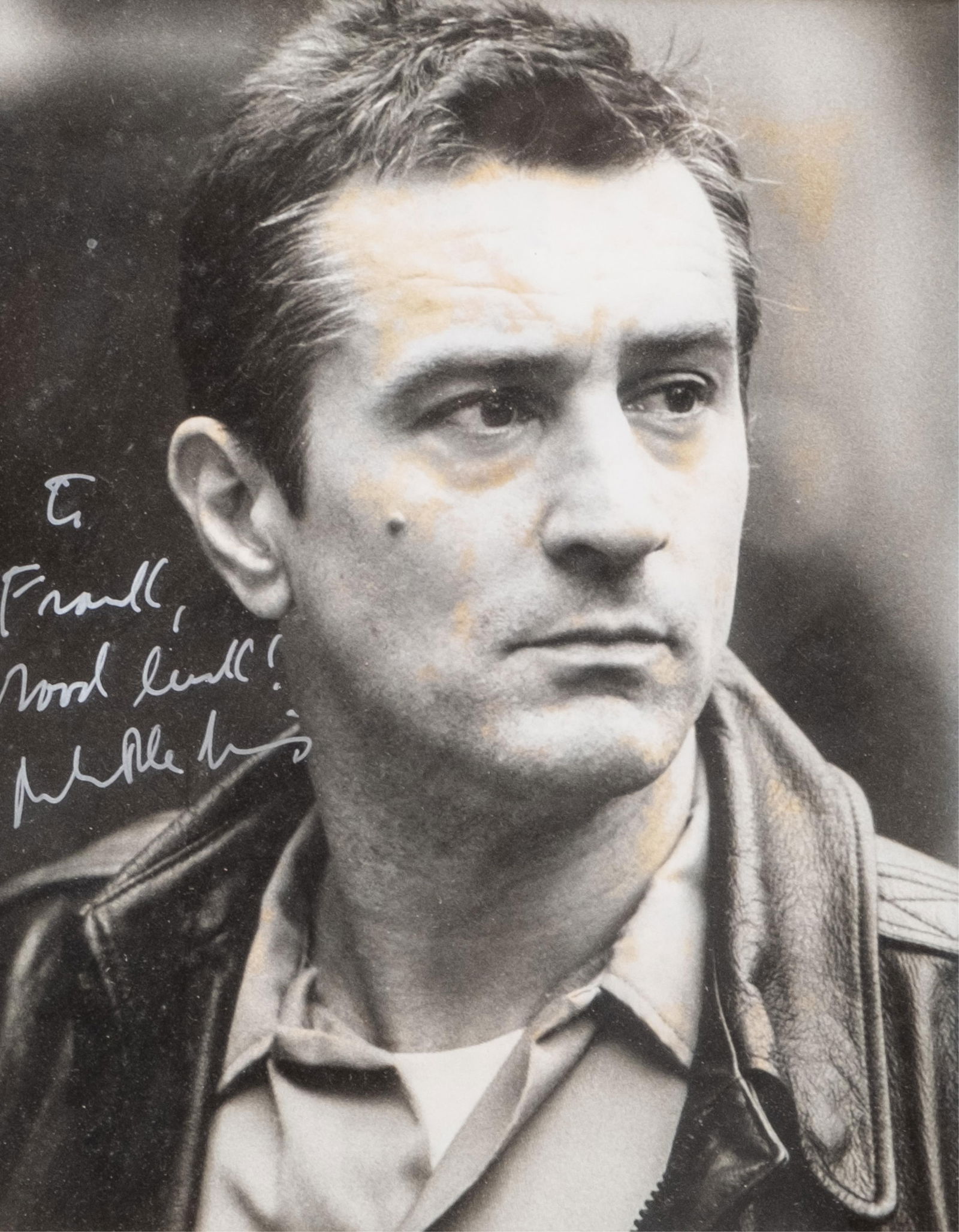 Signed Robert De Niro “Midnight Run" Vintage Press Headshot (1 of 8)