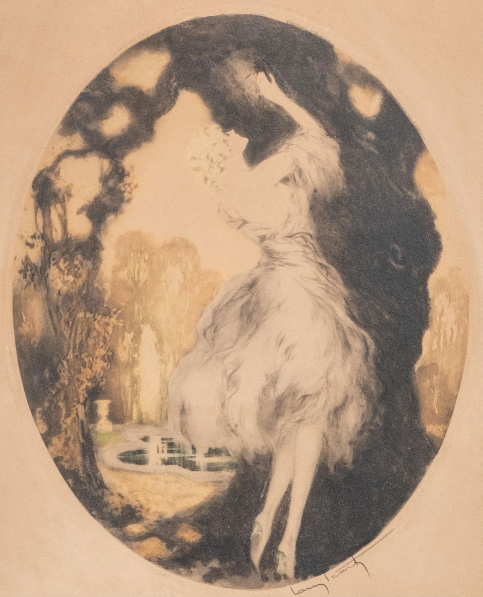 Louis Icart Pencil Signed Vintage Etching Aquatint 1927 (1 of 11)