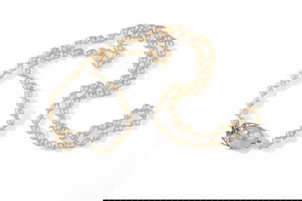 4 Prong Round Tennis Necklace - 14k Yellow Gold, 10.00 Ct (12368) 4 Prong Round Tennis Necklace - 14k Yellow Gold, 10.00 Ct (12368)