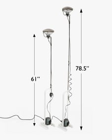 Achille Castiglioni Iconic ‘Toio’ Floor Lamp for Flos, 1962