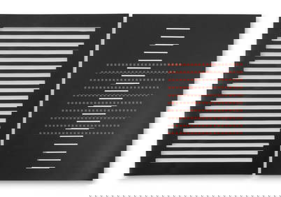 John L. Goodyear Artist Signed Edition "Two-Sided Movement", Screenprint on Vinyl, 1965 (1 of 10)