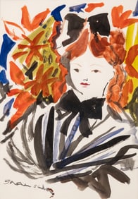 Emilio Grau-Sala Artist Signed Watercolor on Paper