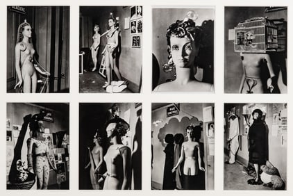 Man Ray 8 vintage gelatin silver photographic prints, 1938 International Surrealist Exhibition,