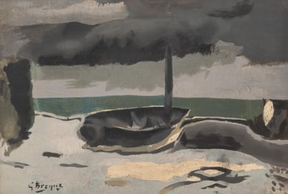 Georges Braque Pencil Signed and Numbered Color lithograph, w. Prov: Galerie Guy Spitzer Gallery