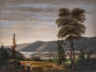 Mystery Artist Exceptional Hudson River Oil on Canvas Painting, 19th Century (1 of 10)