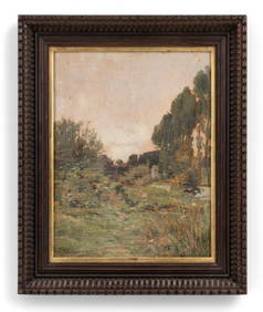 Henri Joseph Harpignies, “The Bocage", 19th Century Signed Oil on Panel Painting (1 of 12)