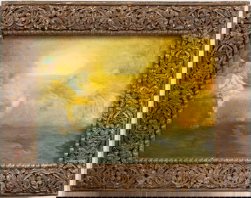 Henri Leriche Signed “Les Orientales" Oil on Canvas Painting (1 of 13)