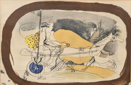 Georges Braque Offset Lithograph The Trotter, 20th Century