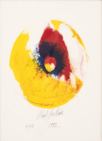 Paul Jenkins “Phoenix Burn" - Lithograph, Signed and Dated 1992