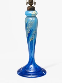 French Art Glass Table Lamp, Daum Nancy, circa 1920