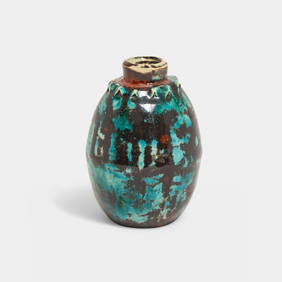 Pierre-Adrien Dalpayrat Art Nouveau Glazed Stoneware Vase, Signed, Early 20th Century (1 of 8)