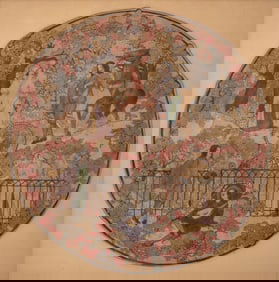 Harry Brick Signed Art Nouveau Painting on linen, dated 1916