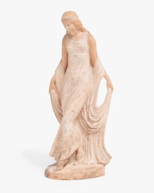 Joseph Emmanuel Cormier Art Nouveau Deco Terracotta Sculpture, Circa 1920
