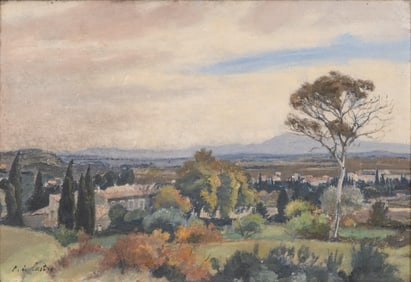 Paul de Castro Signed Oil on Canvas Painting, Early 20th Century