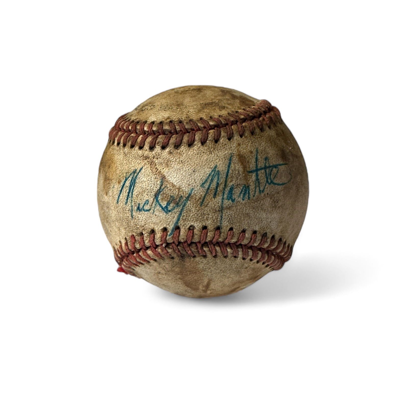 Signed Mickey Mantle Autographed Baseball