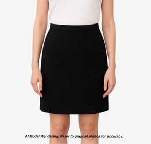 Giorgio Armani Black Wool Skirt