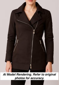 Chanel Black Ski Jacket with Asymmetrical Zipper, Autumn 2003