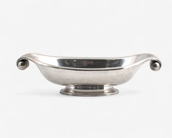 Wilhelm Binder German Art Nouveau Sterling Silver Centerpiece, Circa 1925, 789g