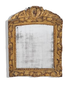 Late 17th Century Carved and Giltwood French Wall Mirror