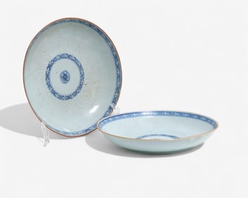 Chinese Export Porcelain Plates for Dutch East India Company, 18th Century