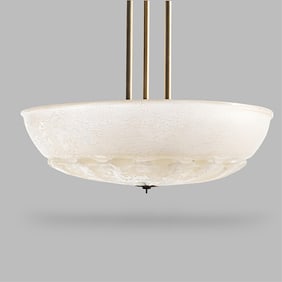 Murano Venetian Art Glass Mid Century Ceiling Fixture