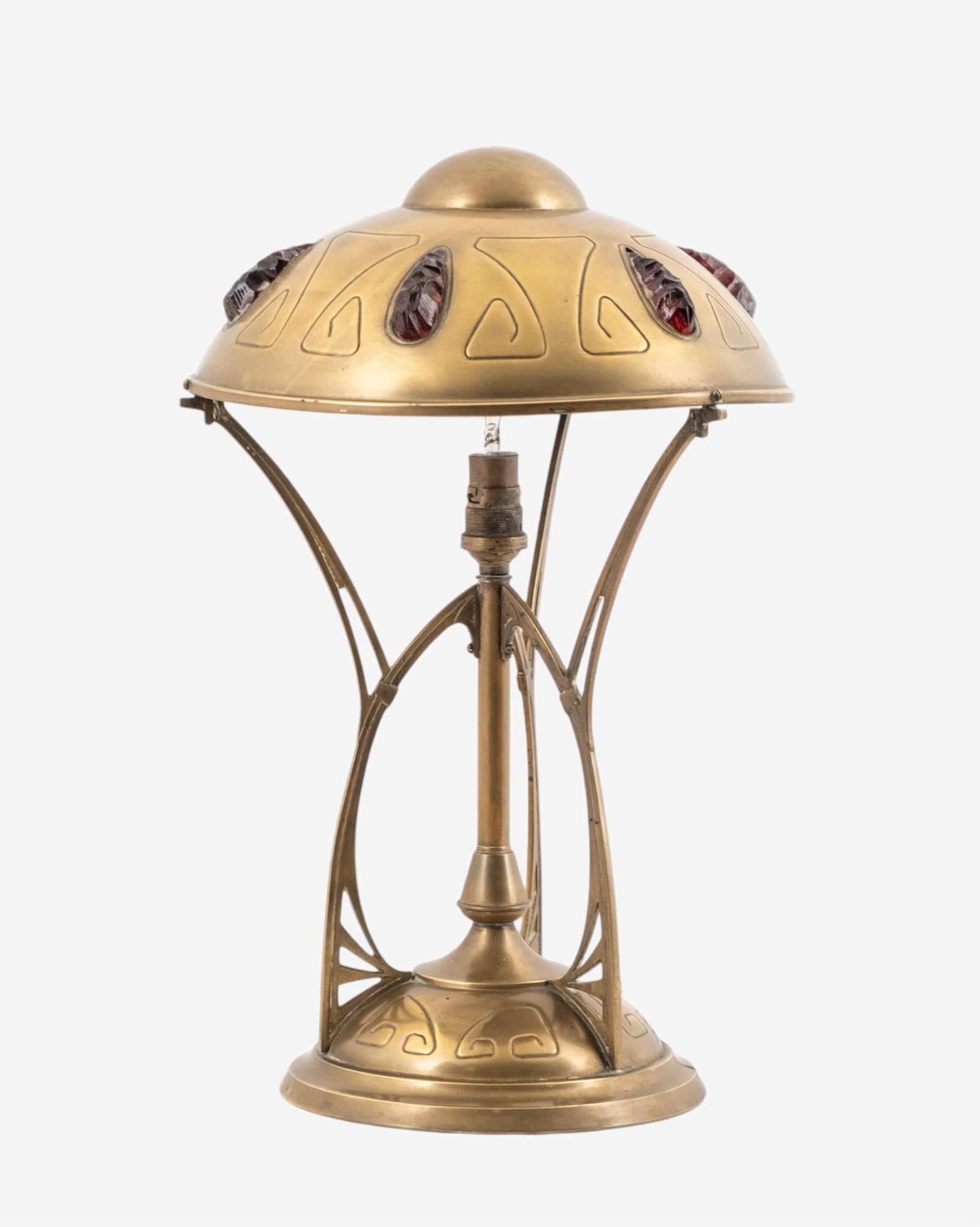Brass Orion Skaters Lamp