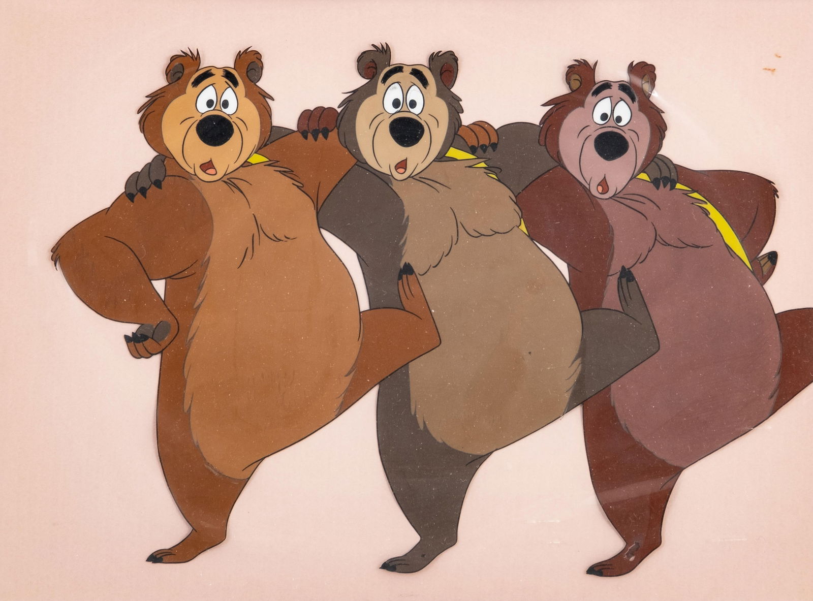 Walt Disney Three Bears Original Animation Production Hand painted Gouache on Celluloid Cel (1 of 13)